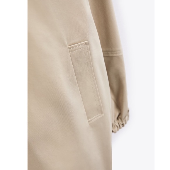 Zara hooded oversized trench coat - Picture 12 of 16